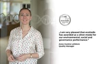 EcoVadis Silver Award For Sustainability